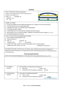 Zertifikat der deutschen Entsorgungswirtschaft e.V.